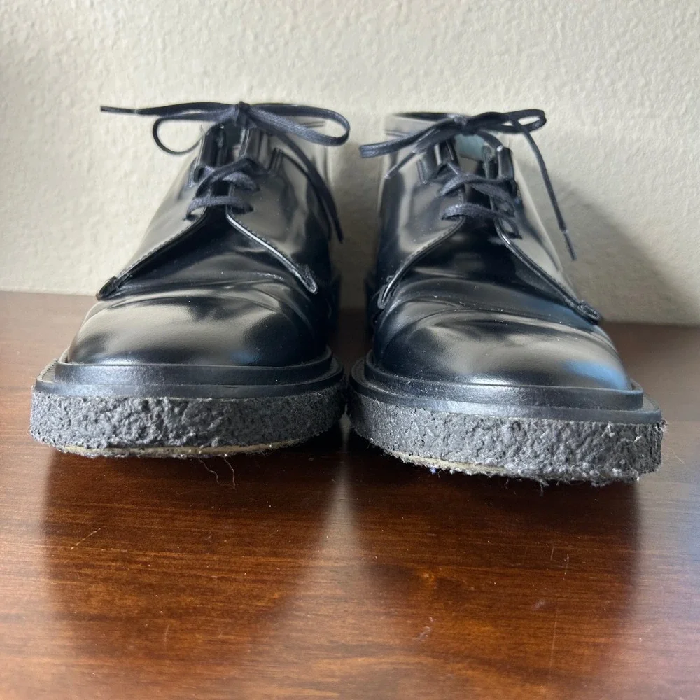 Adieu Boots Sz 42.5 US 9 9.5 Black Leather Chukka Portugal Crepe Sole Mens Ankle
